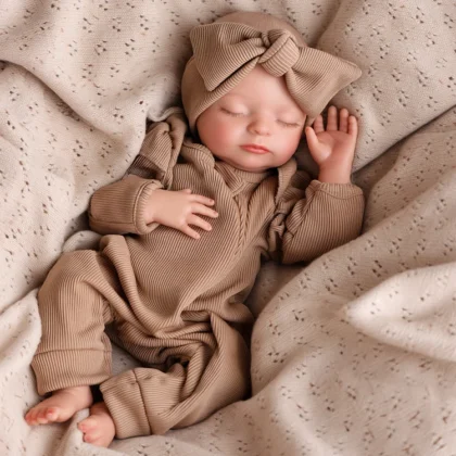 Babeside Larry 12"/16" Realistic Silicone Sleeping Baby Little Infant Girl Healing of the Heart