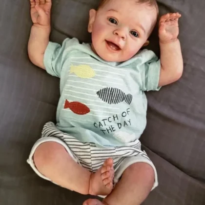 Reborn baby doll maple soft silicone