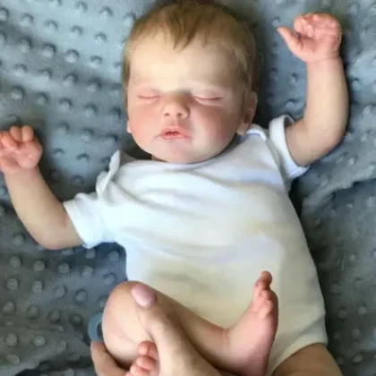 silicone reborn baby doll sleeping Sam