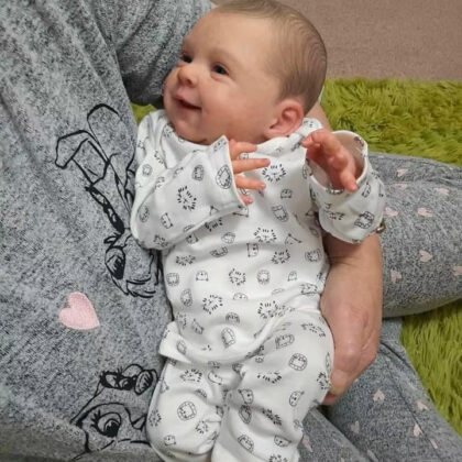 Sebastia Reborn Baby Doll Realistic Soft Cloth Body