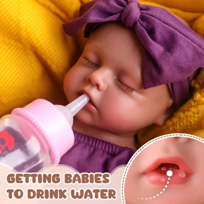 [Drink and Wet System]Babeside Lucy 12"/16" Realistic Silicone Smiling Baby Little Infant Girl